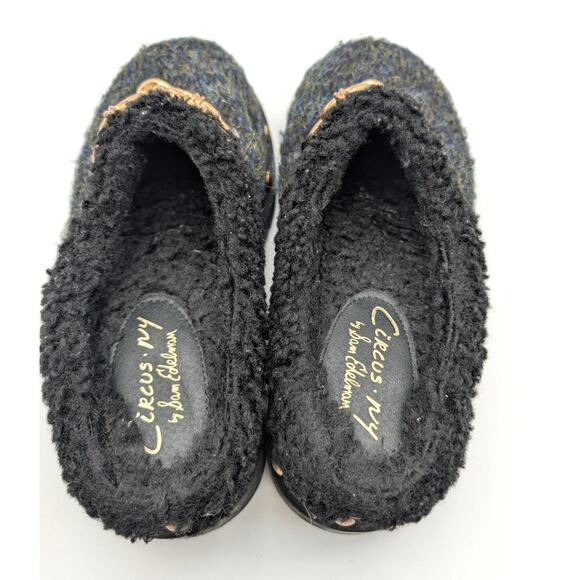 Circus NY Annie Faux Shearling Lined Clog Women's Black Size US7.5M EU38 - Picture 7 of 11